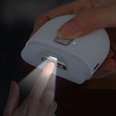 Cortauñas eléctrico con luz para pulir uñas