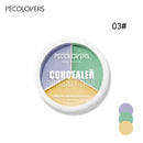 1 Pcs 3 Shades Full Coverage Concealer, Waterproof Long-lasting Matte Finsh for All Skins, Cover Flaw Natural Concealer Makeup