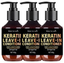 Keratin Leave-In Conditioner with Biotin & Collagen - Repairs Damaged Hair for Deep Moisture, Softness & Shine, Hair Treatment.