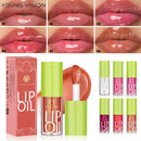 Shimmering Lip Oil – Sheer Tint with Micro-Sparkle, Lightweight Hydrating Formula for a Smooth, Glossy Glass-Lip Look