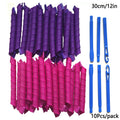 Heatless Hair Curlers Set Create Bouncy Spiral Curls Without Heat Damage Safe Easy To Use Hooks For Effortless Styling Kit