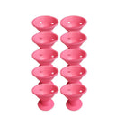 Heatless Hair Curlers Set: 10 Pieces Including Large and Small Soft Overnight Rollers for Women and Kids Lazy Curling Rods