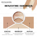 1 Pcs 3 Shades Full Coverage Concealer, Waterproof Long-lasting Matte Finsh for All Skins, Cover Flaw Natural Concealer Makeup