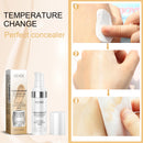 Color-Changing Concealer Foundation: Full Coverage, Long-Lasting & Transfer-Proof, Hydrating Dewy Finish Brightens Complexion