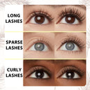 Waterproof Mascara - Volumizing & Curling Formula, Lasting And Intense Length, Quick-Dry, Smudge-Proof, No Clumping Or Flaking
