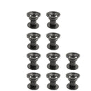 Heatless Hair Curlers Set: 10 Pieces Including Large and Small Soft Overnight Rollers for Women and Kids Lazy Curling Rods