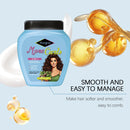 Leave-In Conditioner Cream for Curly & Dry Hair Anti-Frizz, Detangling & Shine, Repair Damaged Hair Nourishing & Smoothing Care