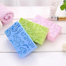 Exfoliating Scrub Shower Brush Soft Body Scrubber Bath Sponge Body Scrub Exfoliator Skin Cleaner Dead Skin Remover Bathing