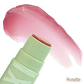 Blush Stick Natural Nude Cream Blush for Cheeks Lips Buildable Solid Blush Formula with Velvet Finish, Easy-Blend Makeup Stick