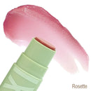 Blush Stick Natural Nude Cream Blush for Cheeks Lips Buildable Solid Blush Formula with Velvet Finish, Easy-Blend Makeup Stick