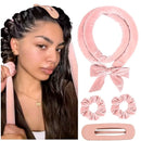 Heatless Curling Rod Headband Soft Hair Curler No Heat Hair Rollers Curlers Lazy Sleeping Curls Curling Hairband Styling Tools
