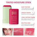 Blush Stick Natural Nude Cream Blush for Cheeks Lips Buildable Solid Blush Formula with Velvet Finish, Easy-Blend Makeup Stick