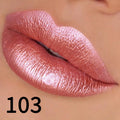 19 colors glitter lipstick hydrating red pink sparkling shine lip color highly pigmented lip tints metallic finish lip makeup