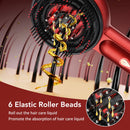 Electric Scalp Massager Comb Hair Growth Therapy Micro-Current Relaxation Red & Blue Light Treatment Oil Delivery Anti-Hair Loss