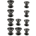 Heatless Hair Curlers Set: 10 Pieces Including Large and Small Soft Overnight Rollers for Women and Kids Lazy Curling Rods