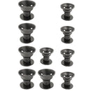 Heatless Hair Curlers Set: 10 Pieces Including Large and Small Soft Overnight Rollers for Women and Kids Lazy Curling Rods