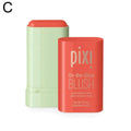 Blush Stick Natural Nude Cream Blush for Cheeks Lips Buildable Solid Blush Formula with Velvet Finish, Easy-Blend Makeup Stick
