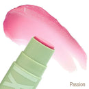 Blush Stick Natural Nude Cream Blush for Cheeks Lips Buildable Solid Blush Formula with Velvet Finish, Easy-Blend Makeup Stick