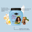 Leave-In Conditioner Cream for Curly & Dry Hair Anti-Frizz, Detangling & Shine, Repair Damaged Hair Nourishing & Smoothing Care