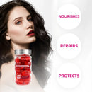 Leave-In Hair Oil Capsules Nut Vitamin Enriched Moisturizing Smooth Silky Hair Repair Serum