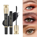 Volumizing Mascara Waterproof Curling Lengthening Anti Smudge Fast Dry Formula 4D Rocket Lashes Natural Look