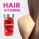 Leave-In Hair Oil Capsules Nut Vitamin Enriched Moisturizing Smooth Silky Hair Repair Serum