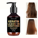 Keratin Leave-In Conditioner with Biotin & Collagen - Repairs Damaged Hair for Deep Moisture, Softness & Shine, Hair Treatment.