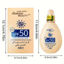 Sunscreen SPF 50 Face Body Isolation Female Sunscreen lotion 100ml Summer Outdoor liquid foundation Moisturizing Cream
