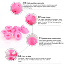 Heatless Hair Curlers Set: 10 Pieces Including Large and Small Soft Overnight Rollers for Women and Kids Lazy Curling Rods