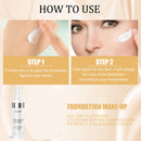 Color-Changing Concealer Foundation: Full Coverage, Long-Lasting & Transfer-Proof, Hydrating Dewy Finish Brightens Complexion