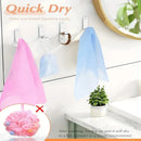 6colors Exfoliating Body Scrubber Towel Double Side Mesh Loofah Shower Washcloth Effective Back Scrub for Getting Smooth Skin